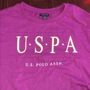 polo cropped t-shirt
